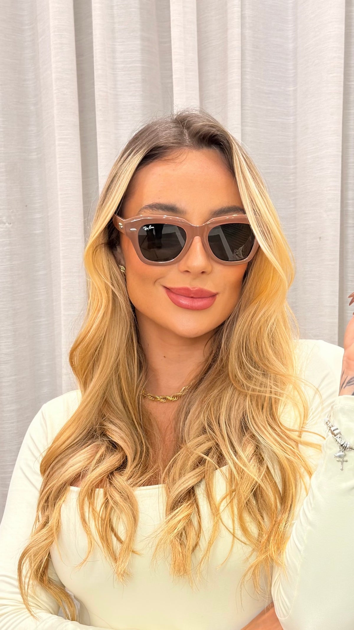 Óculos de Sol Ray-Ban Wayfarer Rosé