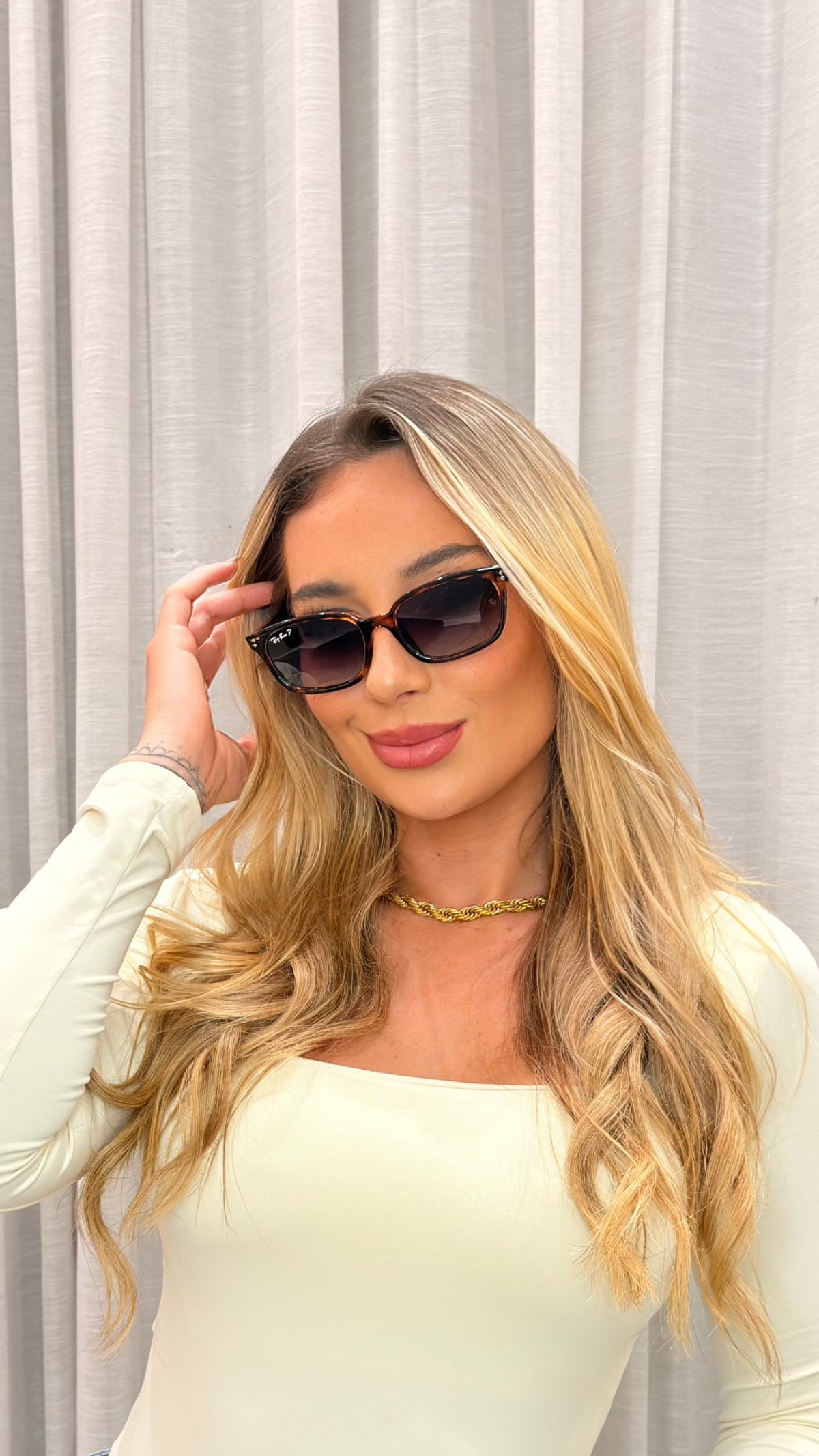 Óculos de Sol Ray-Ban Zaya Tartaruga Polarizado