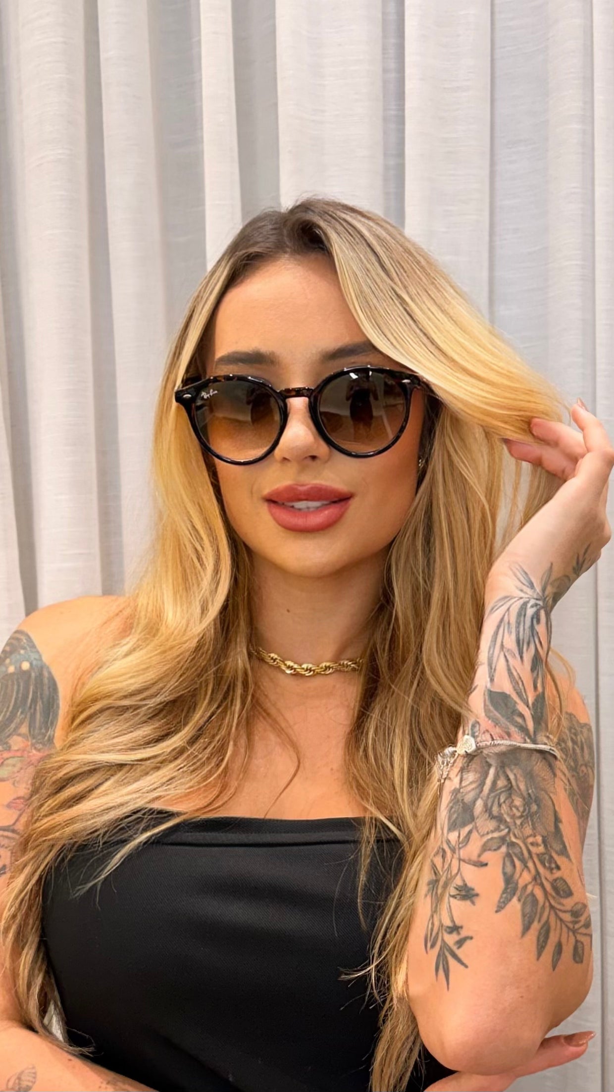 Óculos de Sol Ray-Ban RB2180 Redondo Marrom Unissex