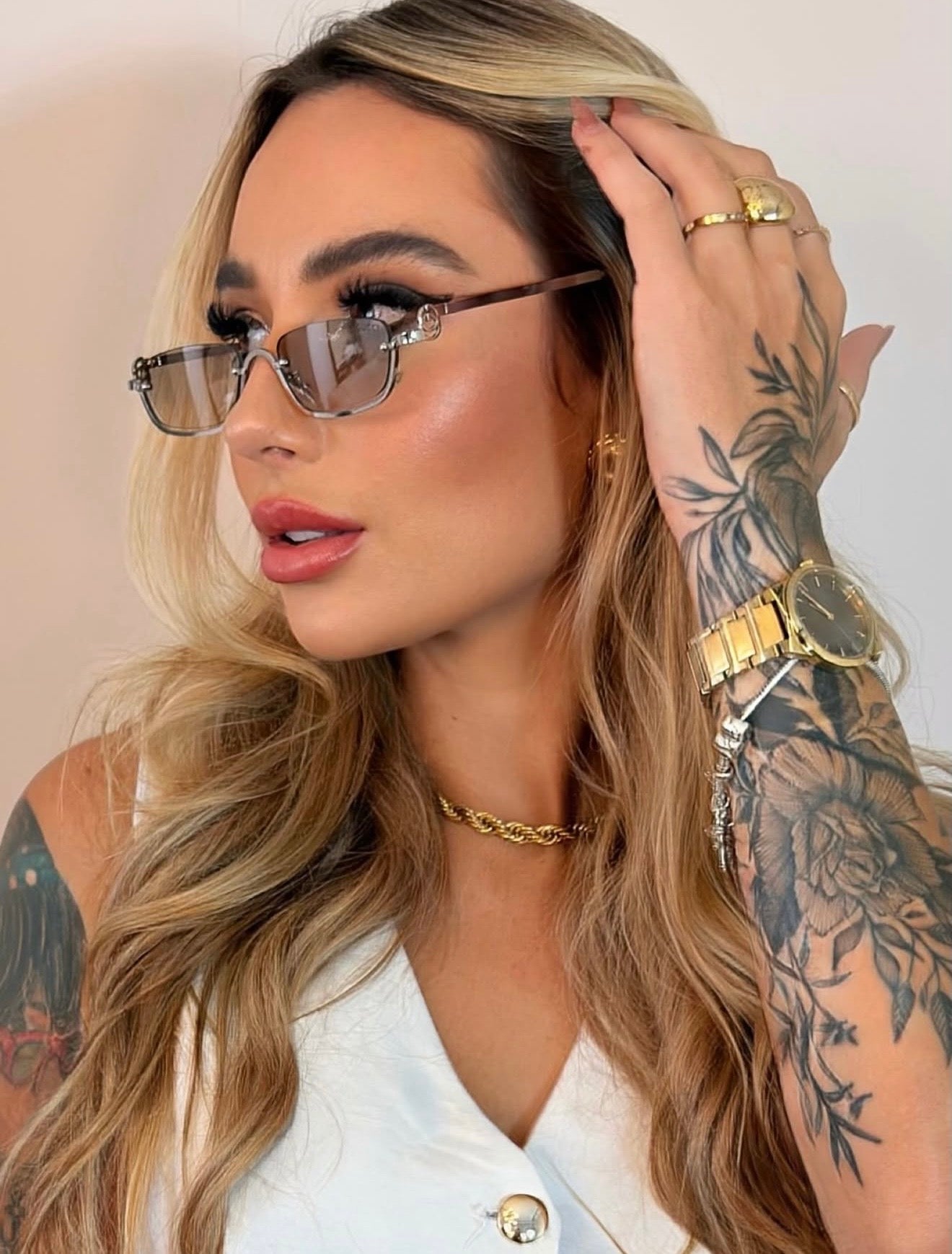 Óculos de Sol Gucci com Lentes Degradê