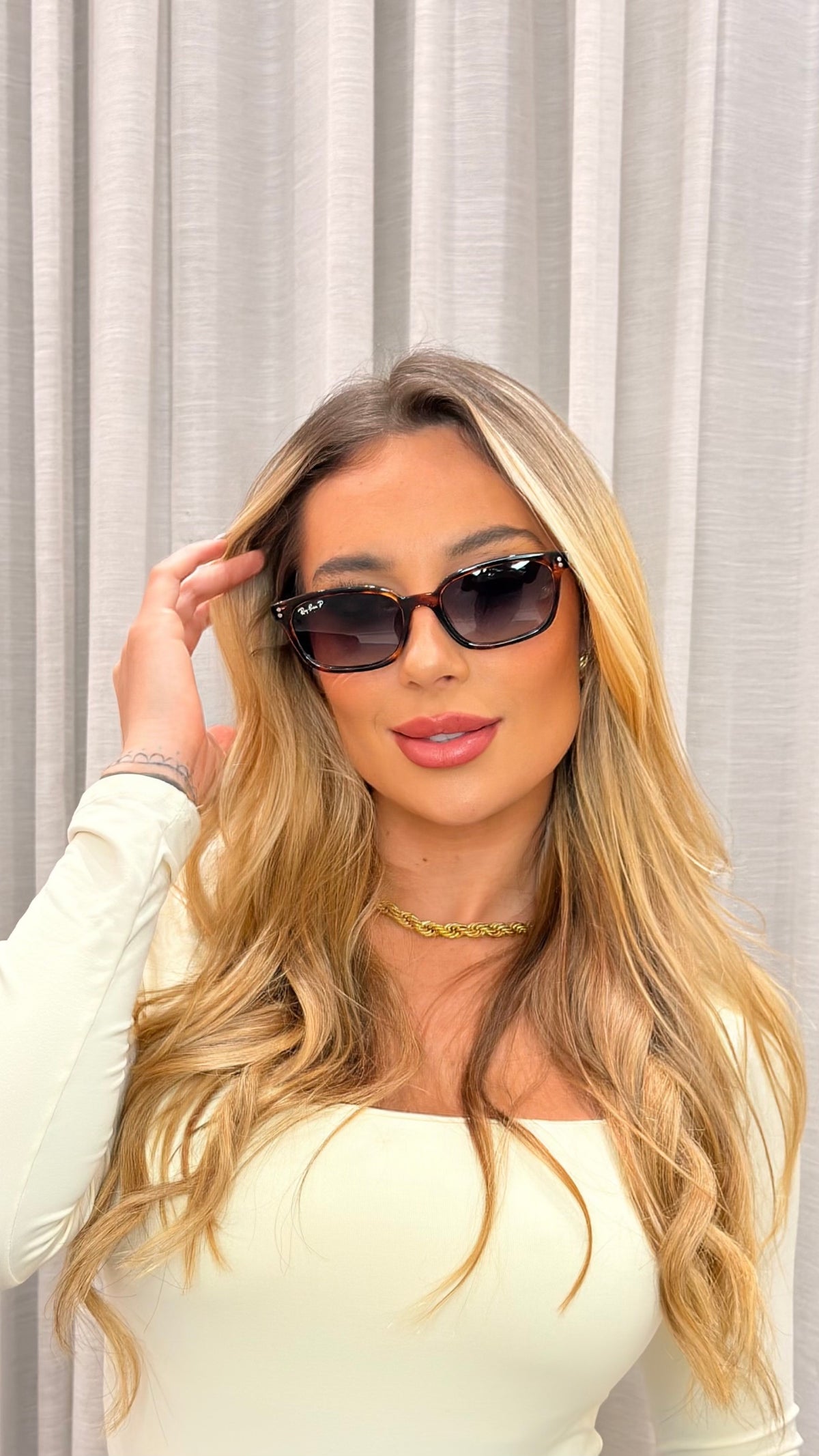 Óculos de Sol Ray-Ban Zaya Tartaruga Polarizado