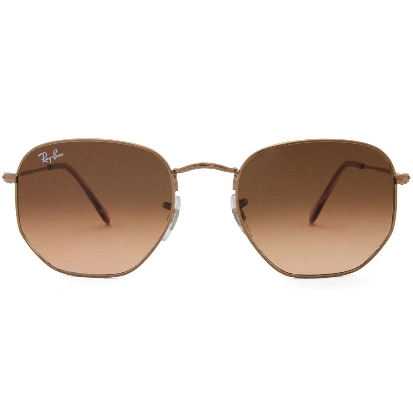 Óculos de Sol Ray-Ban Hexagonal Marrom