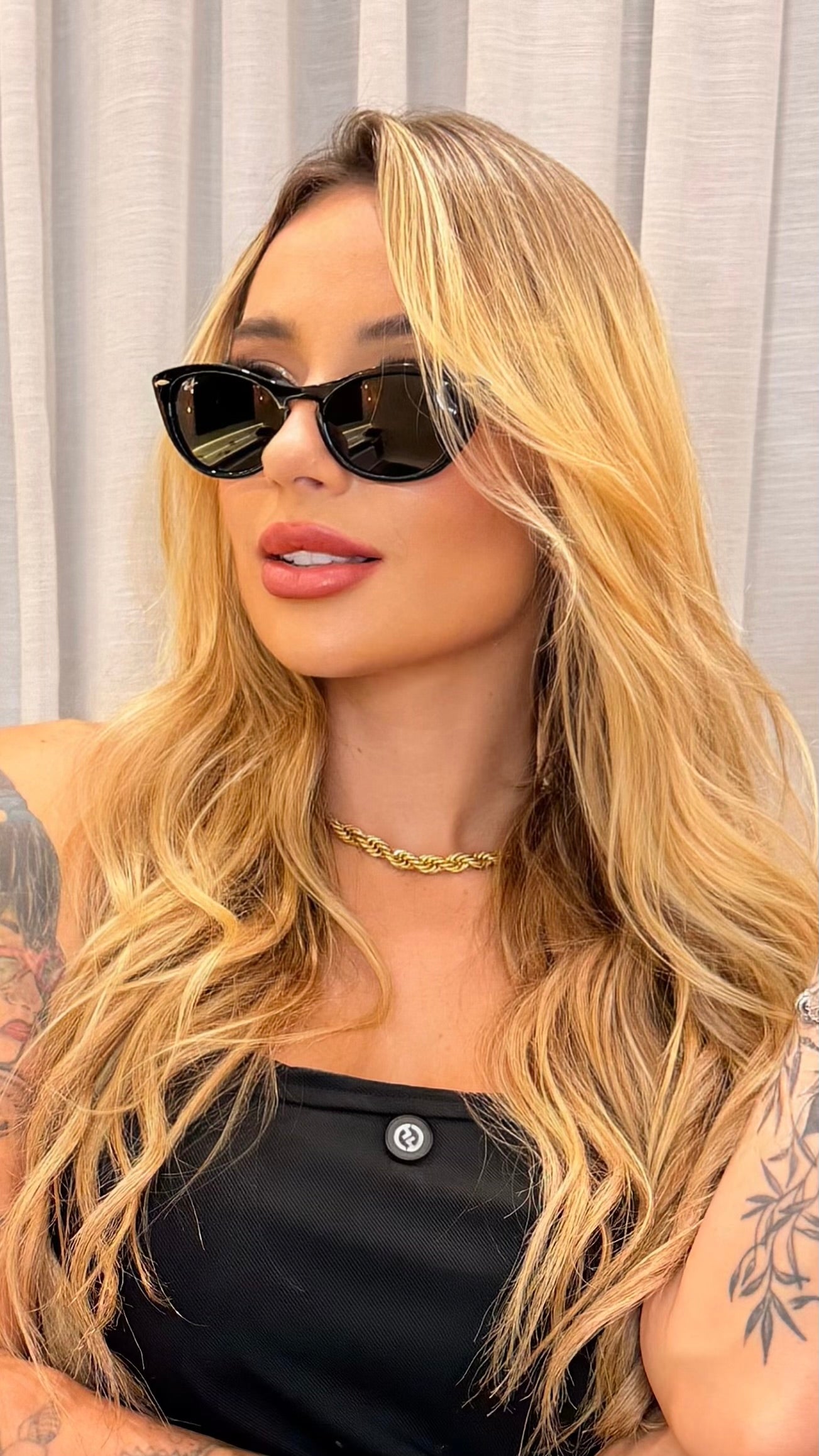 Óculos de Sol Ray-Ban Nina Black Clássico G-15