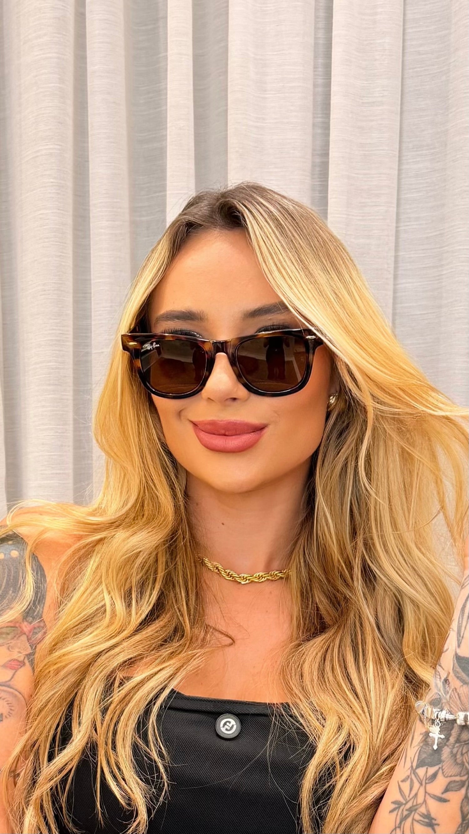 Óculos de Sol Ray-Ban Wayfarer Marrom Clássico G-15