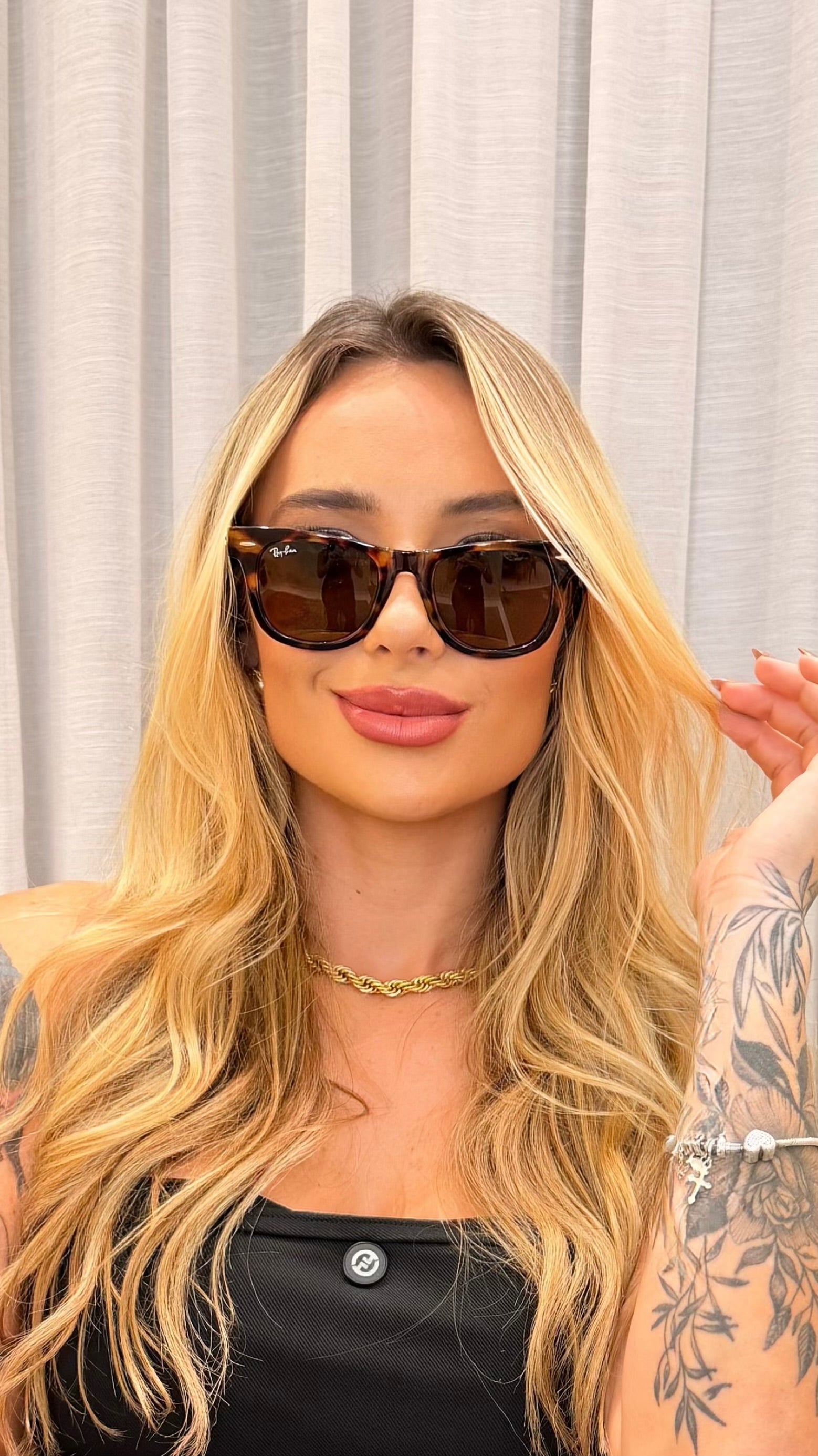 Óculos de Sol Ray-Ban Wayfarer Marrom Clássico G-15