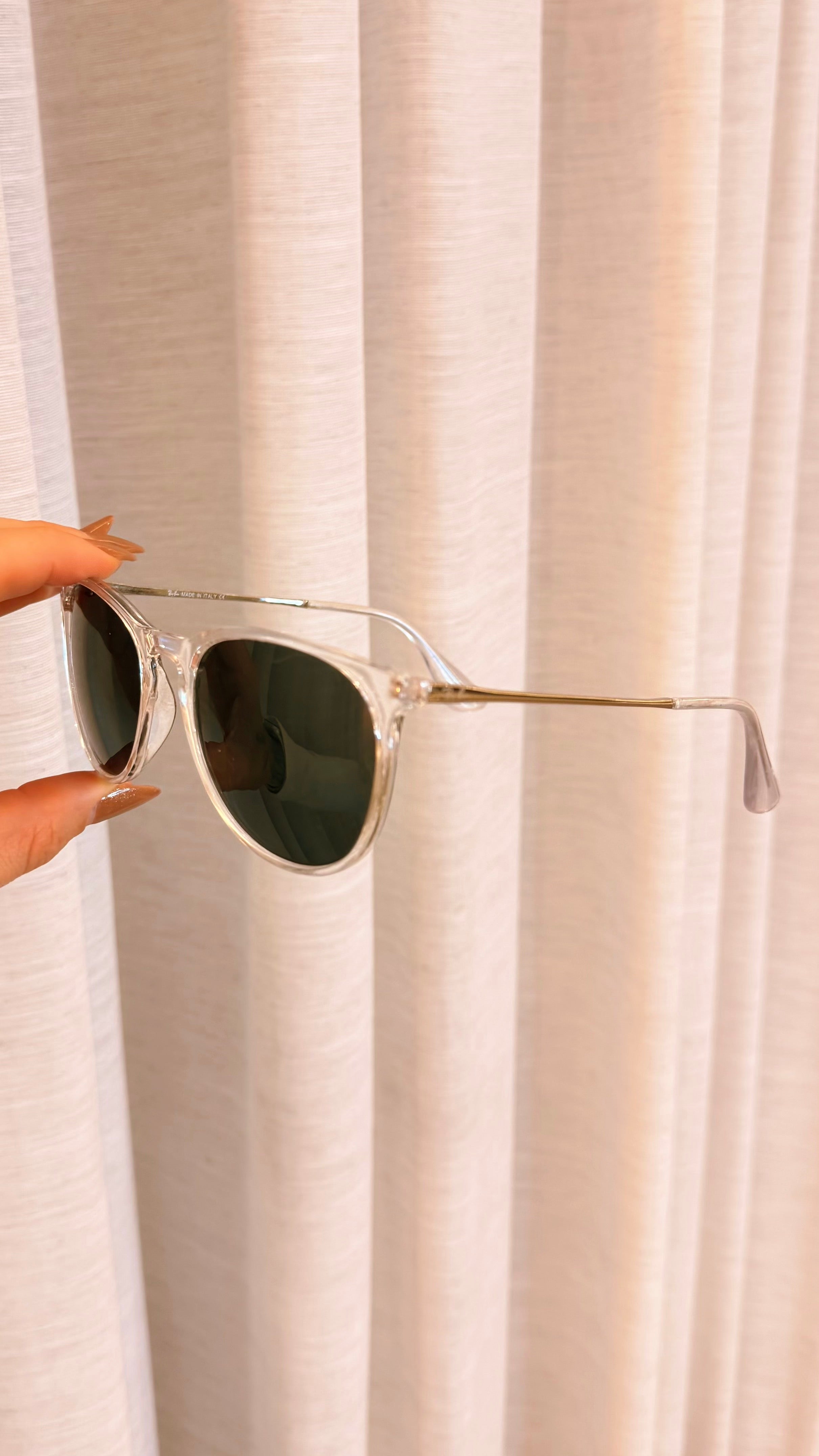 Óculos de Sol Ray-Ban Transparente Lente Verde G15