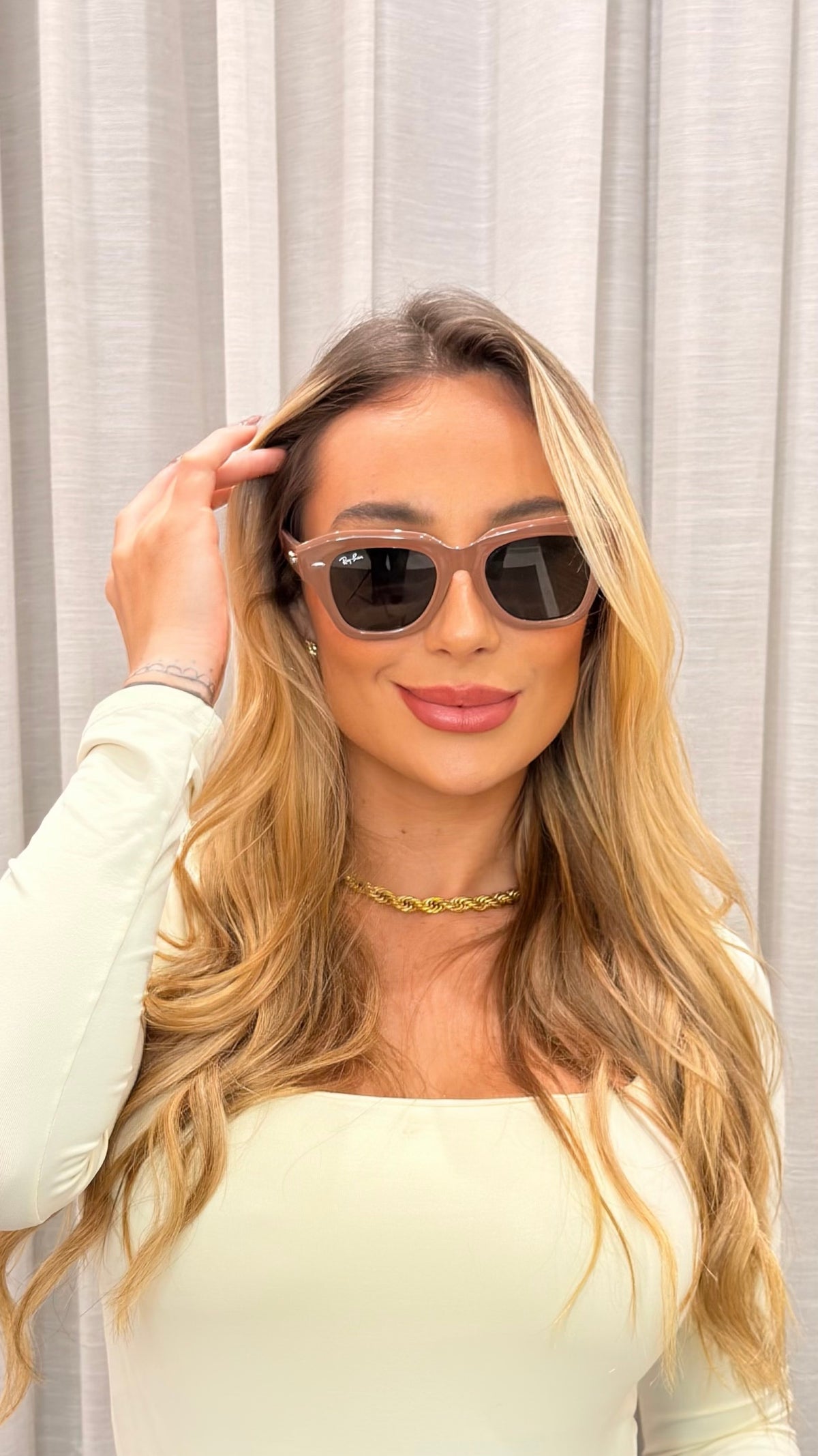Óculos de Sol Ray-Ban Wayfarer Rosé